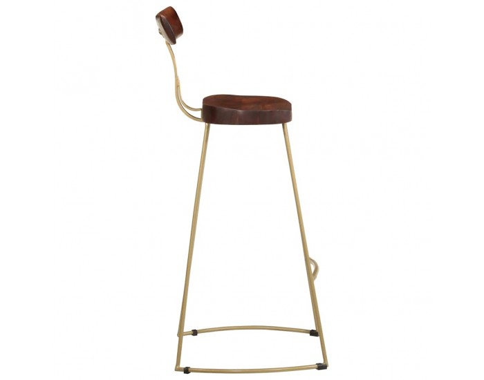 Sonata H Бар табуретки, 2 бр, 49x43x103 см, мангово масив дърво