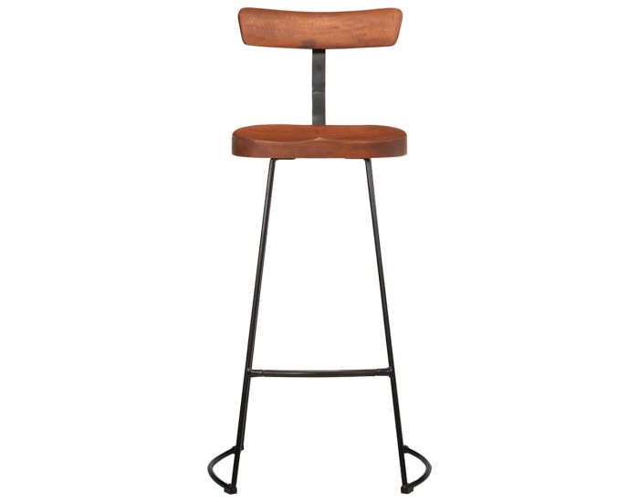 Sonata H Бар табуретки, 2 бр, 49x43x103 см, мангово масив дърво