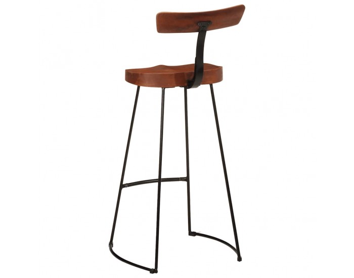 Sonata H Бар табуретки, 2 бр, 49x43x103 см, мангово масив дърво