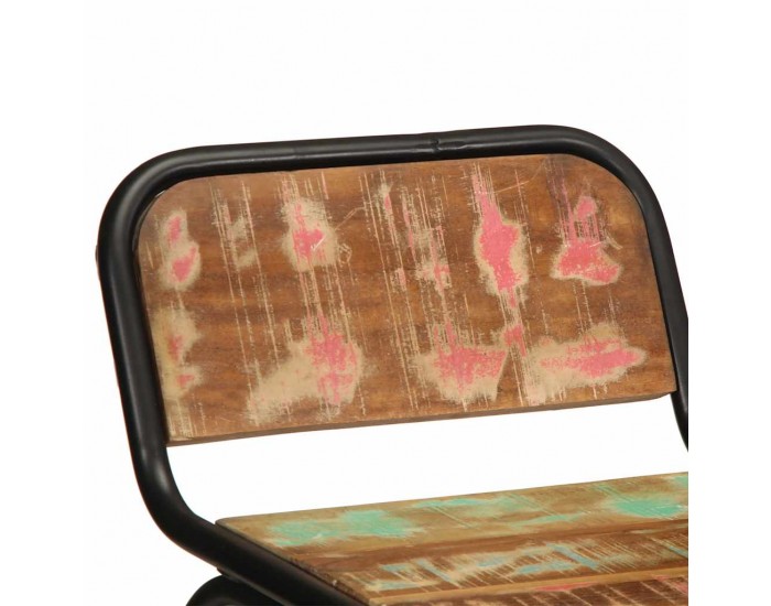 Sonata H Бар табуретки, 2 бр, 46x35,5x80 см, регенерирана дървесина