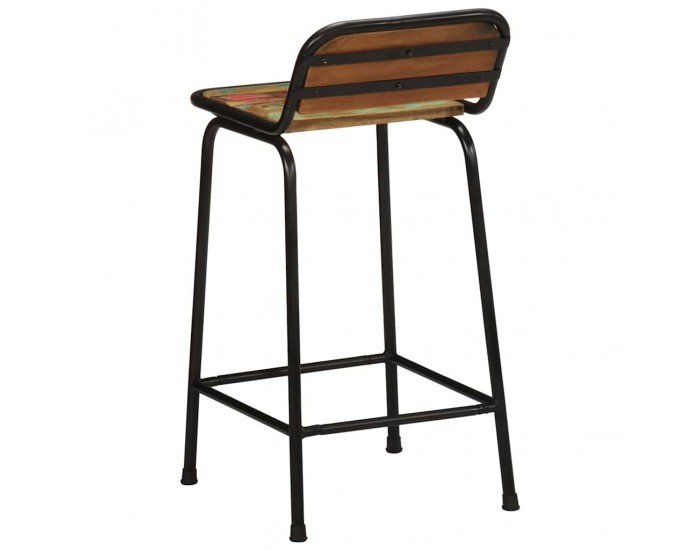 Sonata H Бар табуретки, 2 бр, 46x35,5x80 см, регенерирана дървесина