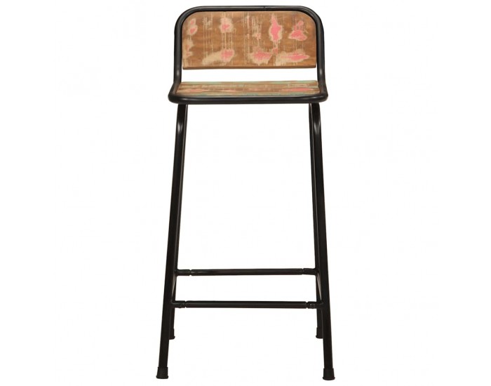 Sonata H Бар табуретки, 2 бр, 46x35,5x80 см, регенерирана дървесина