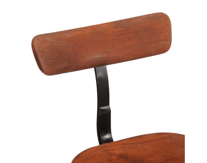 Sonata H Бар табуретки, 2 бр, 49x43x79 см, мангово масив дърво