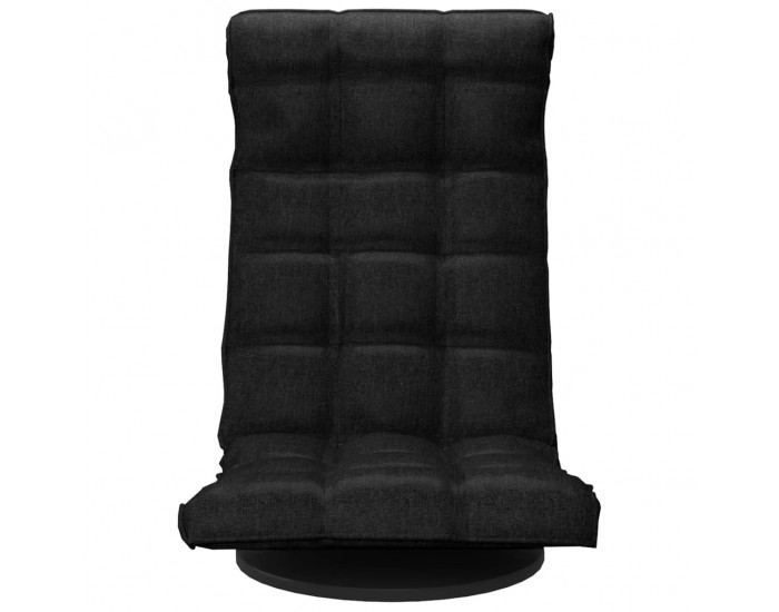 Sonata H Въртящ се подов стол, черен, текстил