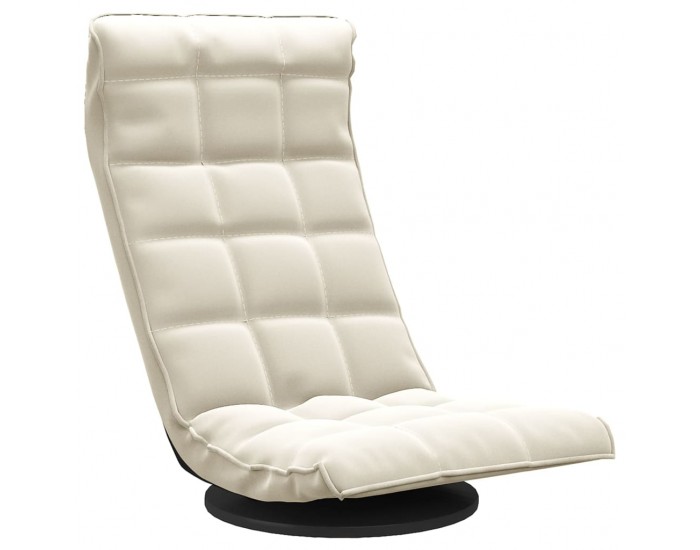 Sonata H Въртящ се подов стол, кремав, кадифе