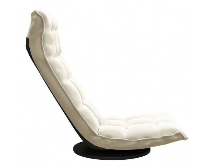 Sonata H Въртящ се подов стол, кремав, кадифе