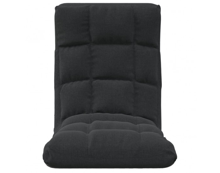 Sonata H Сгъваем подов стол, черен, текстил