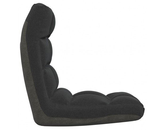 Sonata H Сгъваем подов стол, черен, текстил