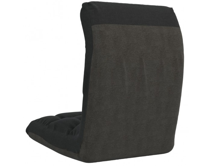 Sonata H Сгъваем подов стол, черен, текстил