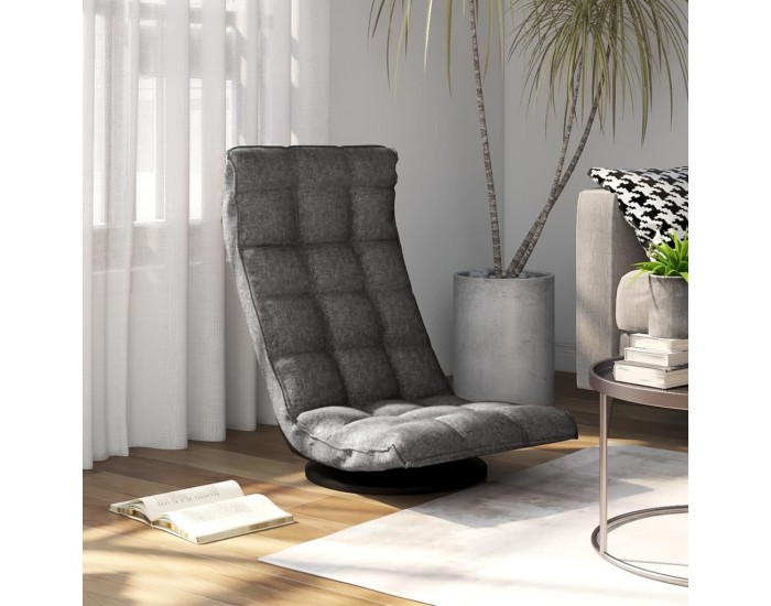 Sonata H Въртящ се подов стол, светлосив, текстил