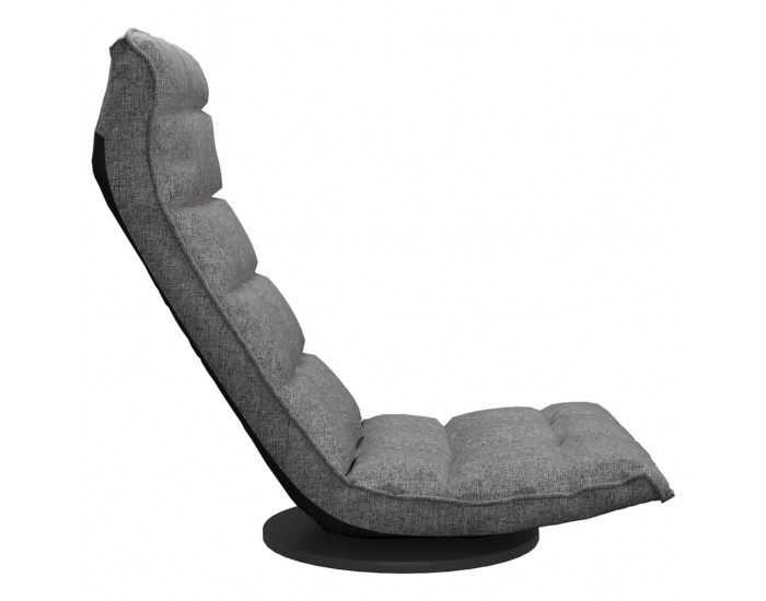 Sonata H Въртящ се подов стол, светлосив, текстил