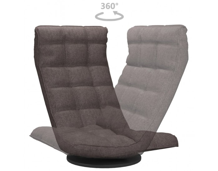 Sonata H Въртящ се подов стол, таупе, текстил