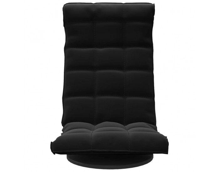 Sonata H Въртящ се подов стол, черен, кадифе