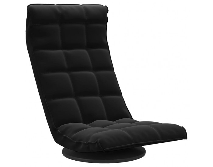 Sonata H Въртящ се подов стол, черен, кадифе