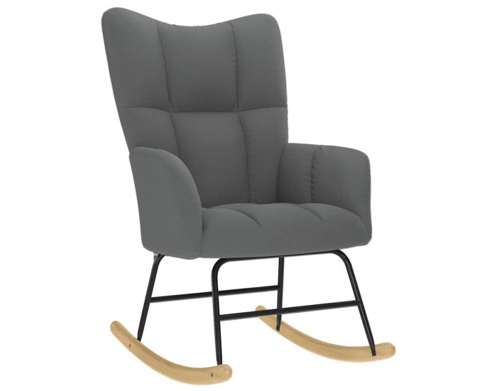 Sonata H Люлеещ стол, тъмносив, текстил