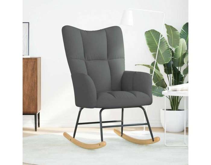 Sonata H Люлеещ стол, тъмносив, текстил