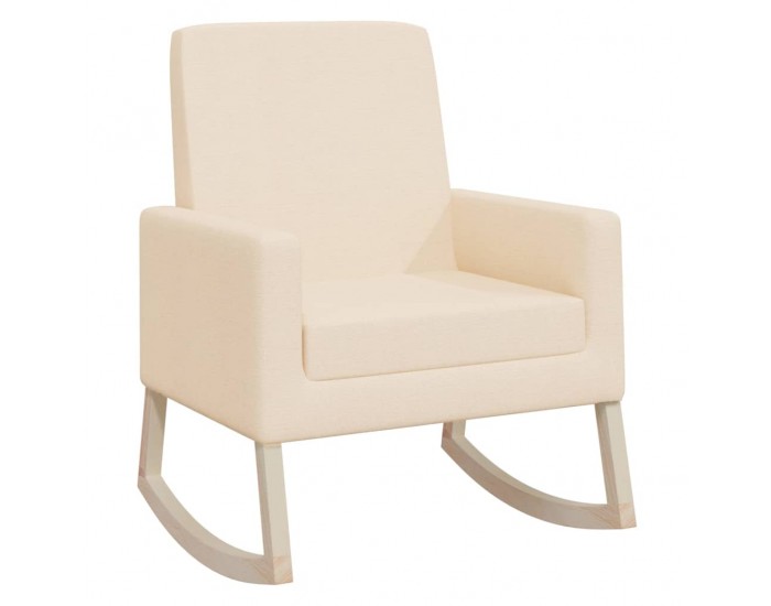 Sonata H Люлеещ се стол, кремав, текстил