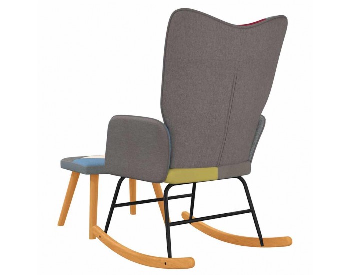 Sonata H Люлеещ стол с табуретка, пачуърк, плат