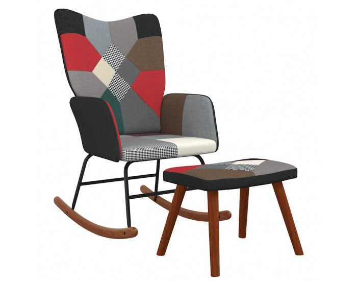 Sonata H Люлеещ стол с табуретка, пачуърк, плат