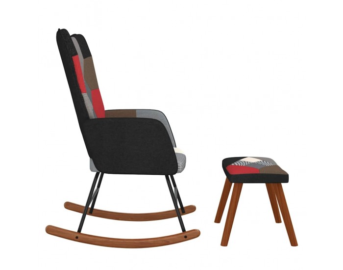 Sonata H Люлеещ стол с табуретка, пачуърк, плат