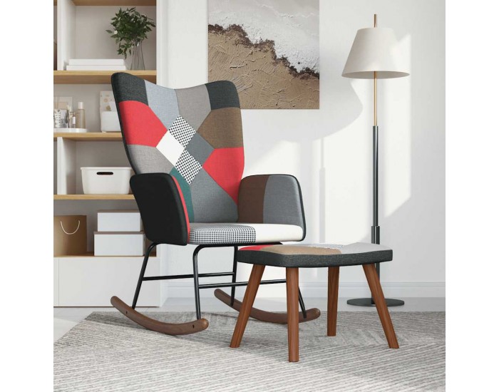 Sonata H Люлеещ стол с табуретка, пачуърк, плат