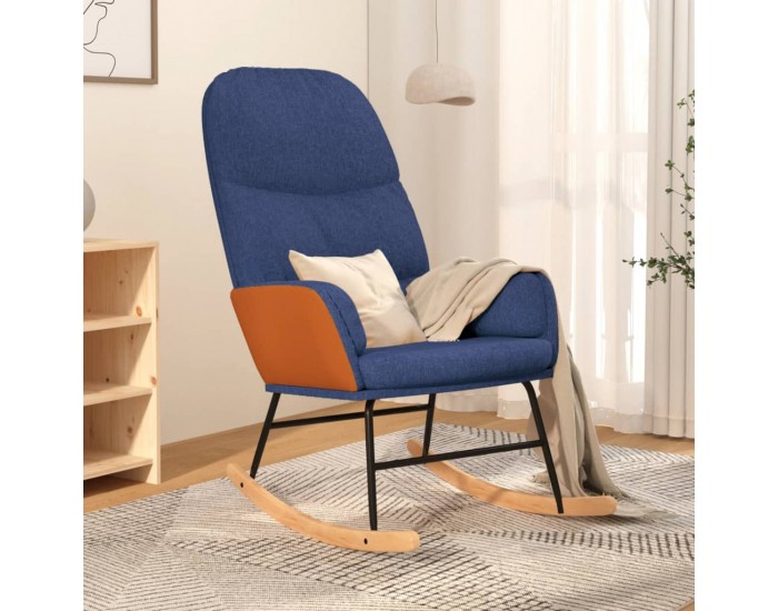 Sonata H Люлеещ се стол, син, текстил