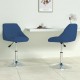 Sonata H Въртящи се трапезни столове, 2 бр, сини, кадифе