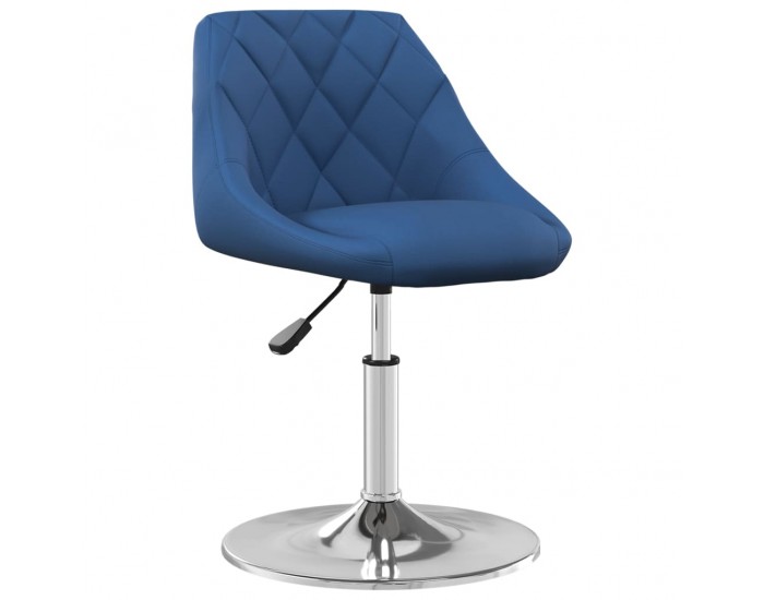 Sonata H Въртящи се трапезни столове, 2 бр, сини, кадифе