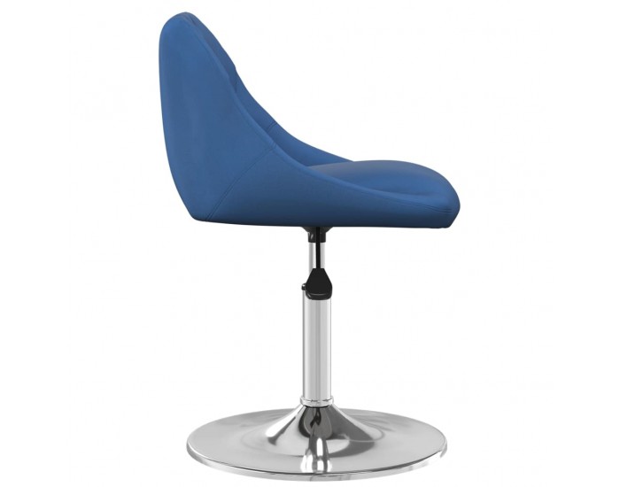 Sonata H Въртящи се трапезни столове, 2 бр, сини, кадифе