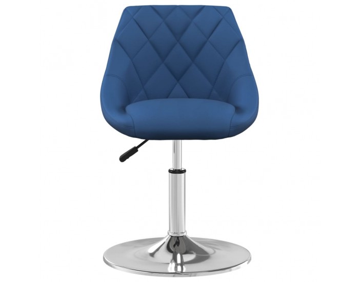 Sonata H Въртящи се трапезни столове, 2 бр, сини, кадифе