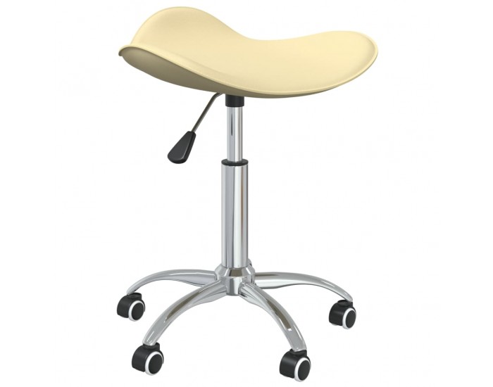 Sonata H Въртящ се трапезен стол, кремав, изкуствена кожа