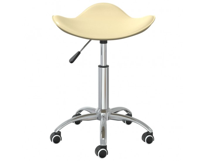 Sonata H Въртящ се трапезен стол, кремав, изкуствена кожа