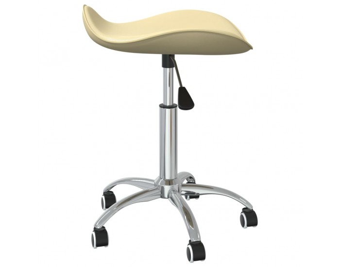 Sonata H Въртящ се трапезен стол, кремав, изкуствена кожа