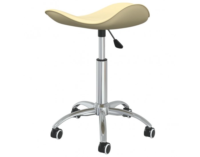 Sonata H Въртящ се трапезен стол, кремав, изкуствена кожа