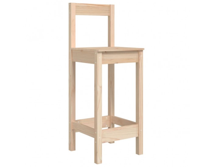 Sonata H Бар столове 2 бр 40x41,5x112 см борово дърво масив