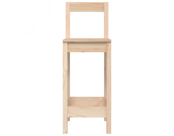 Sonata H Бар столове 2 бр 40x41,5x112 см борово дърво масив