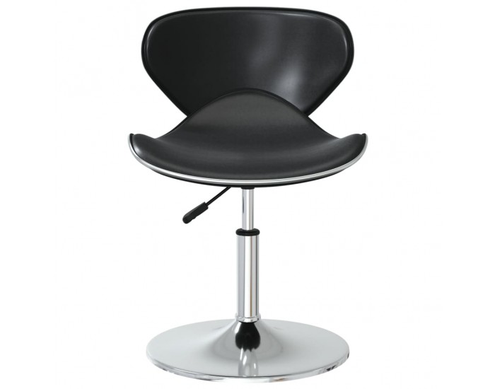 Sonata H Tрапезни столове, 4 бр, черни, изкуствена кожа