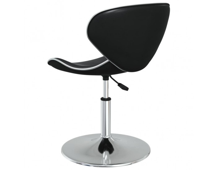 Sonata H Tрапезни столове, 4 бр, черни, изкуствена кожа