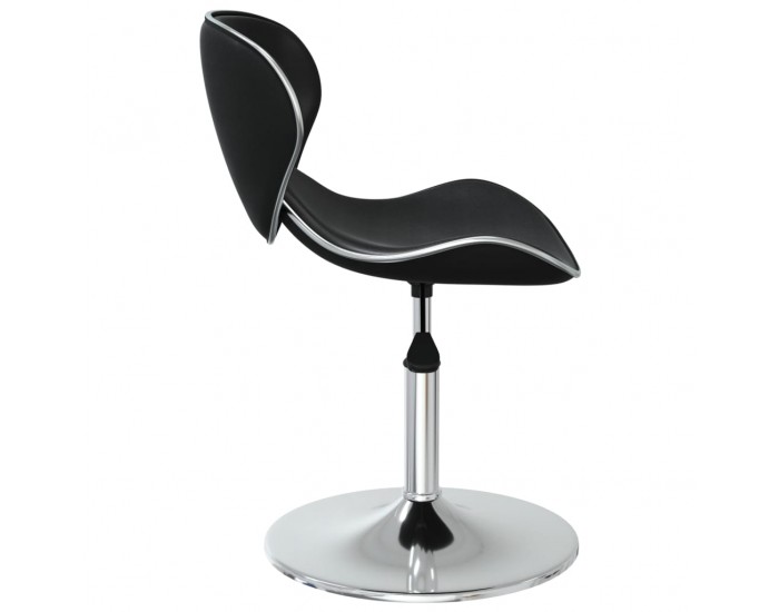 Sonata H Tрапезни столове, 4 бр, черни, изкуствена кожа