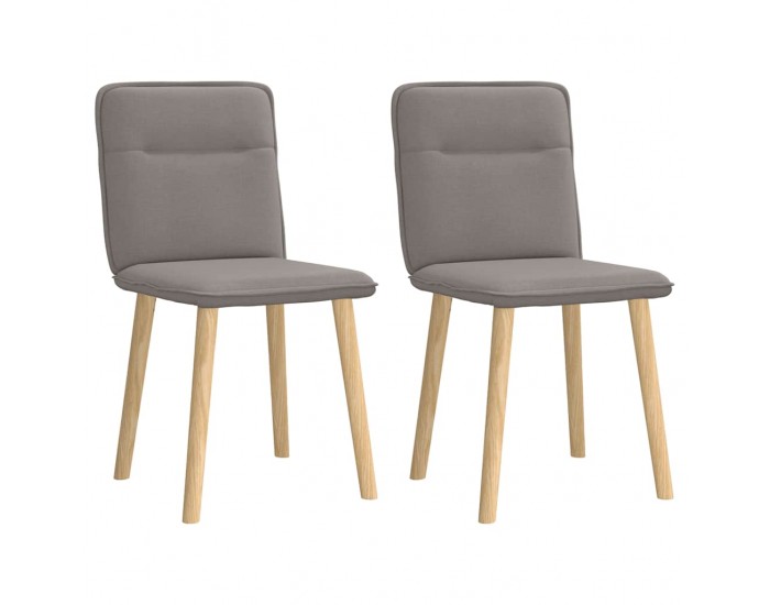 Sonata H Трапезни столове, 2 бр, таупе, текстил