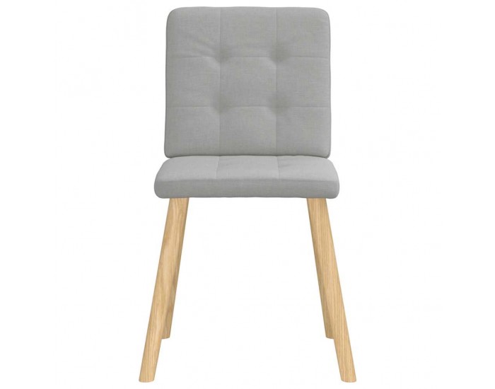 Sonata H Трапезни столове, 4 бр, облачно сиви, текстил