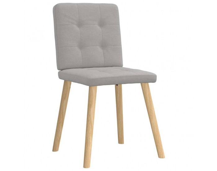Sonata H Трапезни столове, 4 бр, облачно сиви, текстил