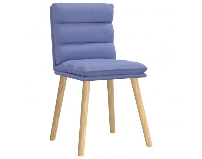 Sonata H Трапезни столове, 6 бр, дънково сини, текстил