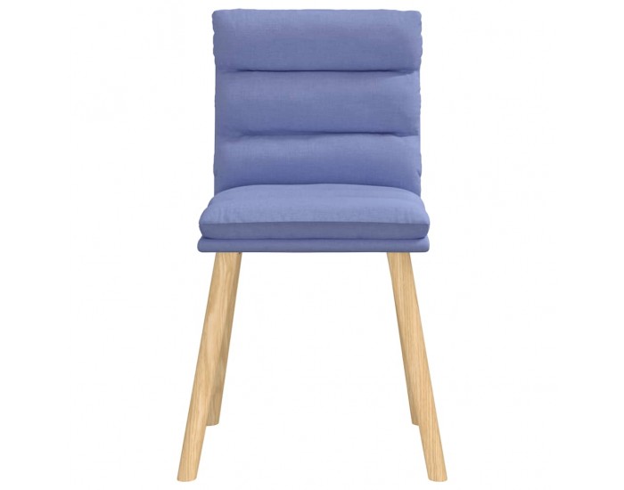 Sonata H Трапезни столове, 6 бр, дънково сини, текстил