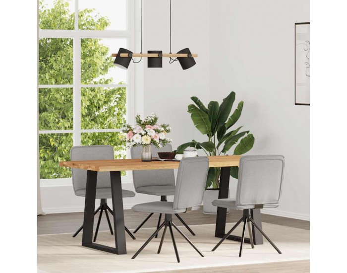 Sonata H Трапезни столове, 4 бр, облачно сиви, текстил