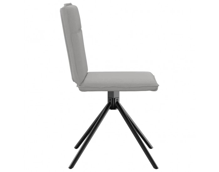 Sonata H Трапезни столове, 4 бр, облачно сиви, текстил