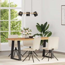 Sonata H Трапезни столове, 4 бр, лен - Трапезни столове