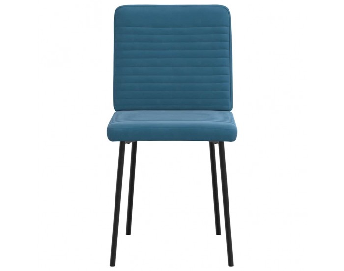 Sonata H Трапезни столове, 2 бр, сини, кадифе