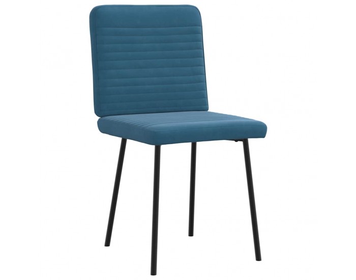 Sonata H Трапезни столове, 2 бр, сини, кадифе