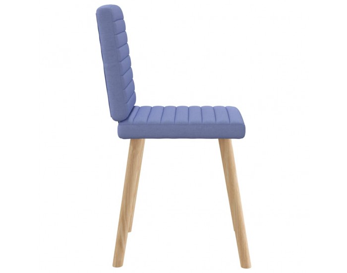 Sonata H Трапезни столове, 6 бр, дънково сини, текстил